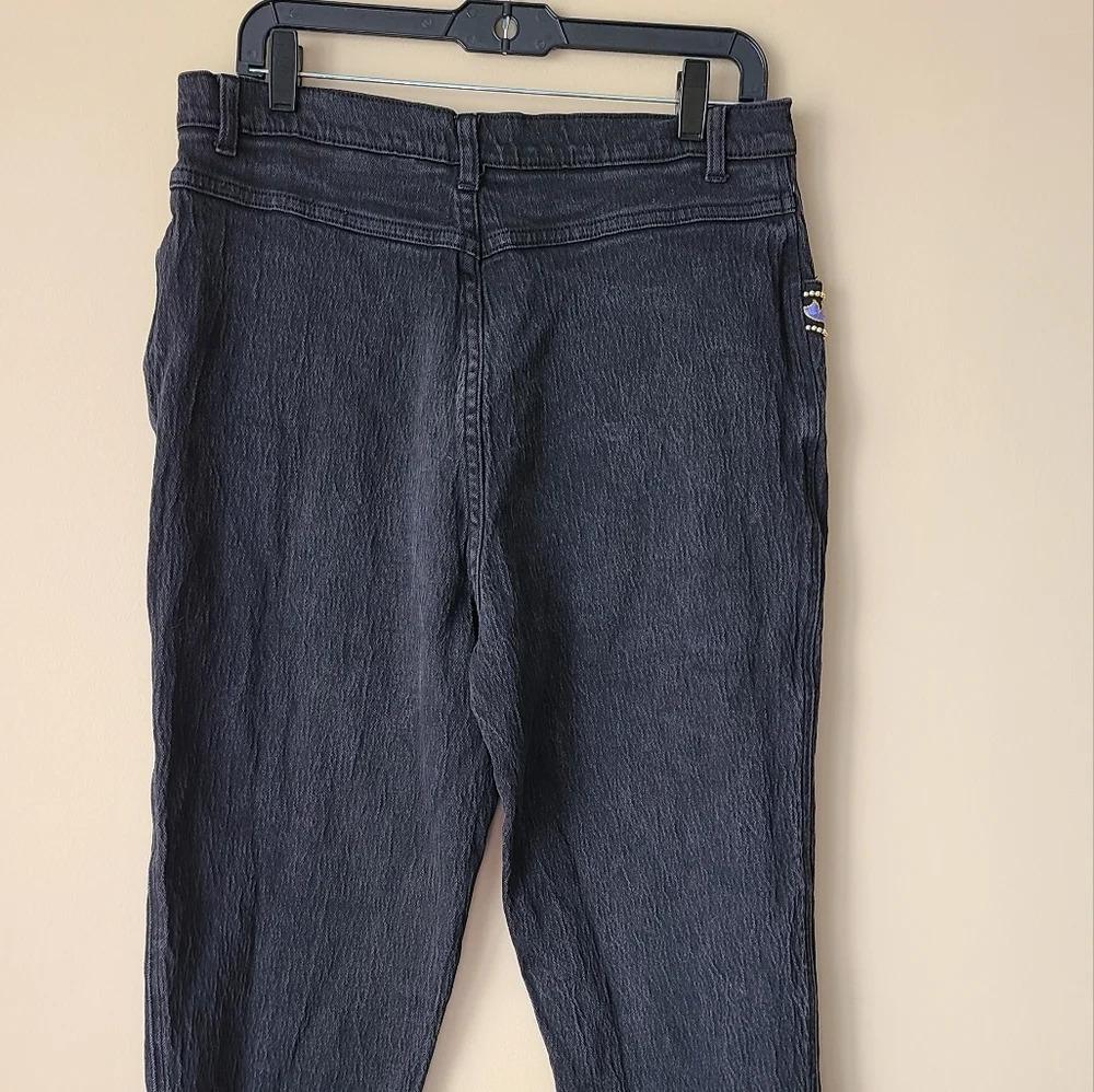 Vintage Y2K Stefano international high rise black jeans women's size 31 waist - Picture 5 of 13